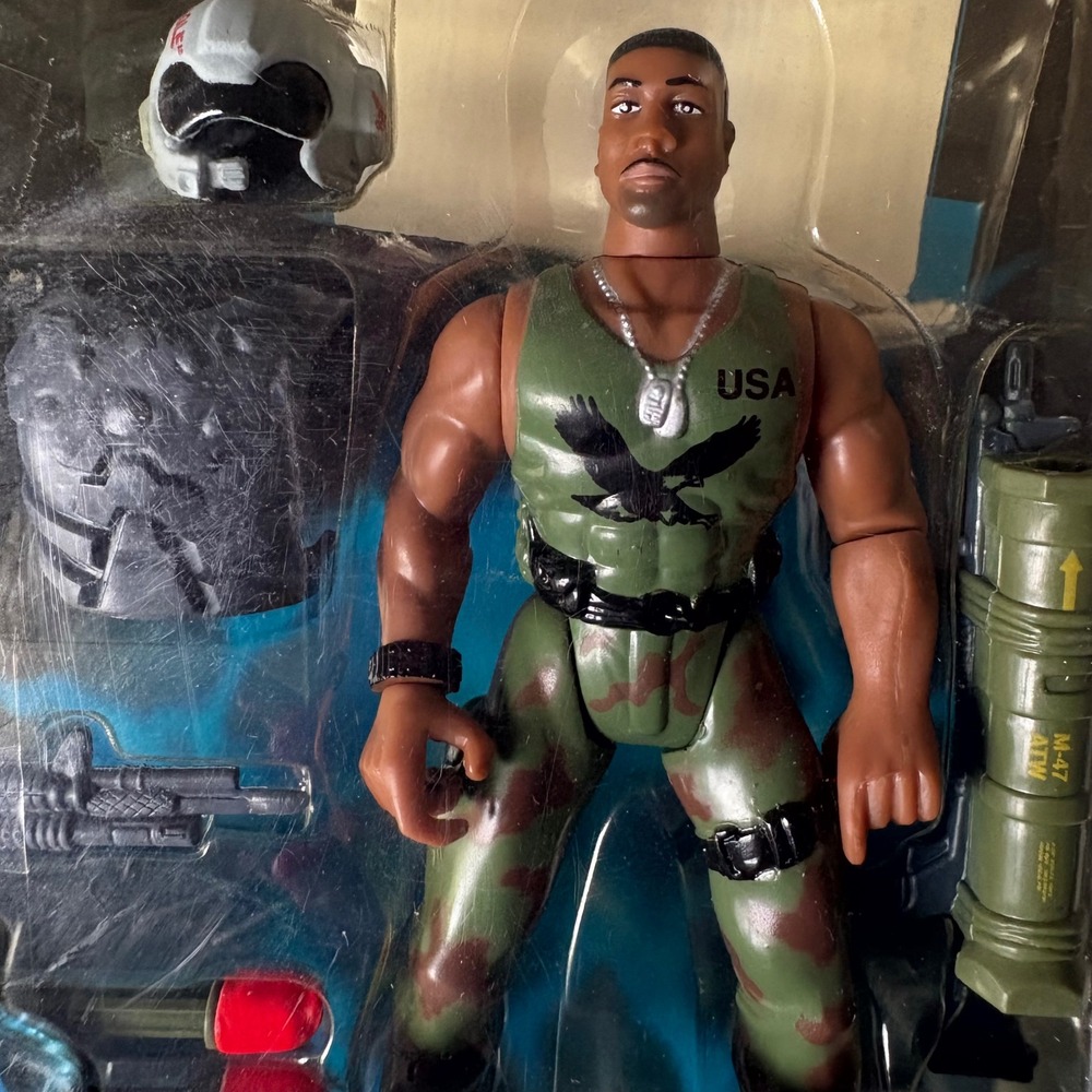 Vintage ID4 Independence Day Captain Steven Hiller Figure Trendmasters 1996